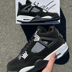 Jordan 4 Retro White Thunder 