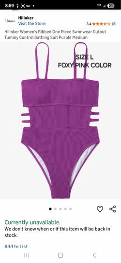 Foxy Pink Large Women’s Swimwear
