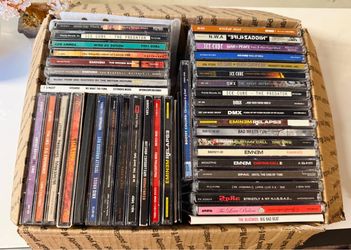 Large Lot of Hip-Hop CDs – Eminem, Ice Cube, DMX, 2Pac & More