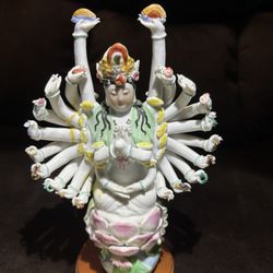 Antique Glass Statue