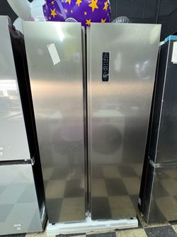 Stainless Steel Side-by-Side Refrigerator