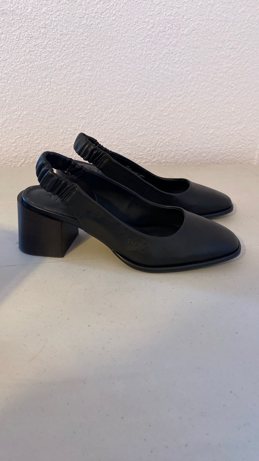 New Black Leather Shoes