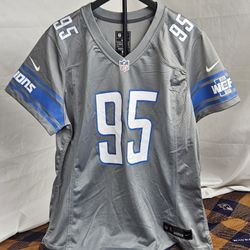 Women's Detroit Lions Romeo Okwara Nike Gray Color Rush Limited jersey Size 2XL