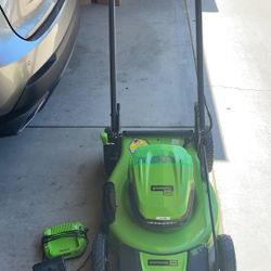 greenworks lawn mower