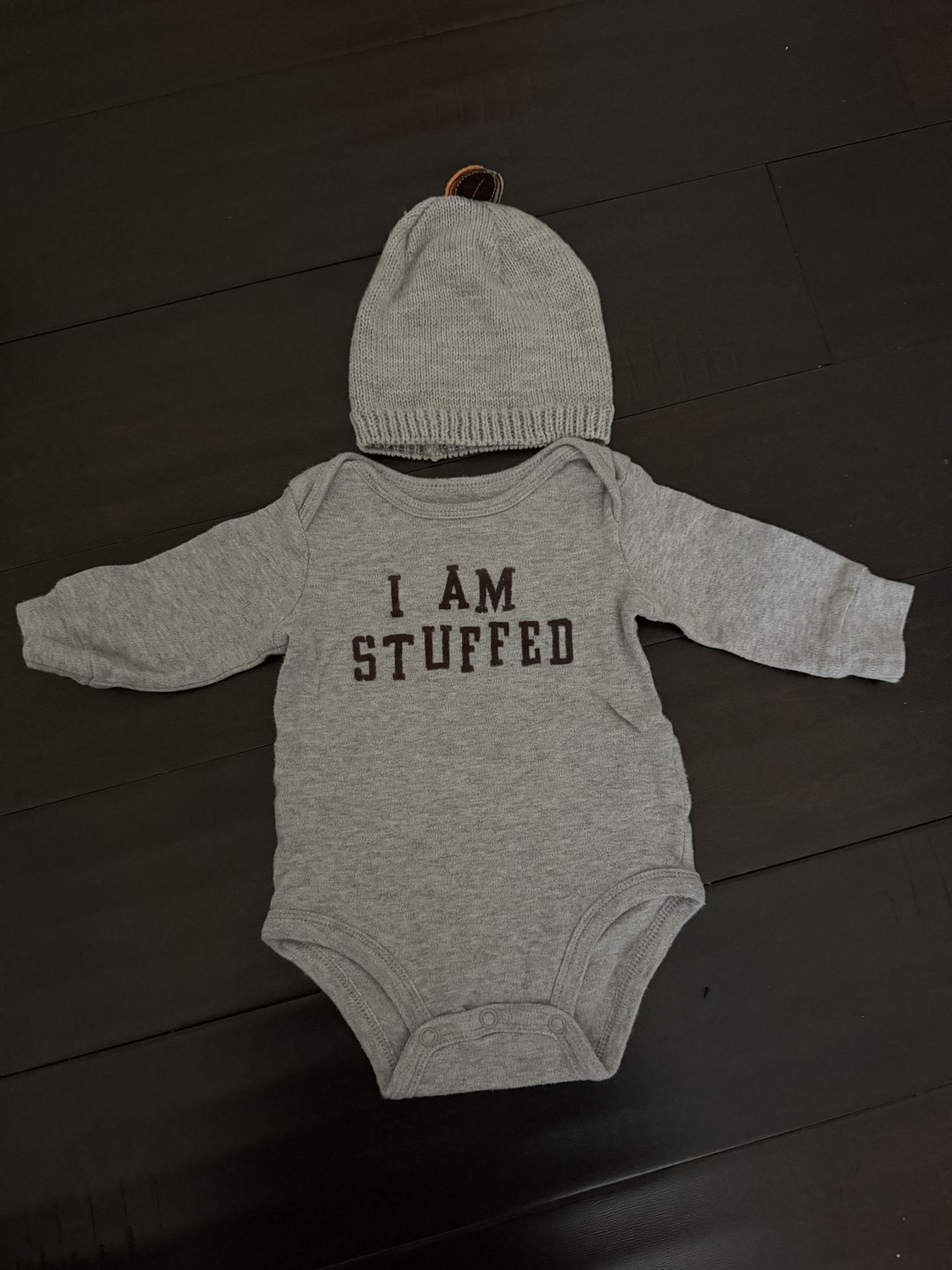 Thanksgiving Onesie & Hat Set