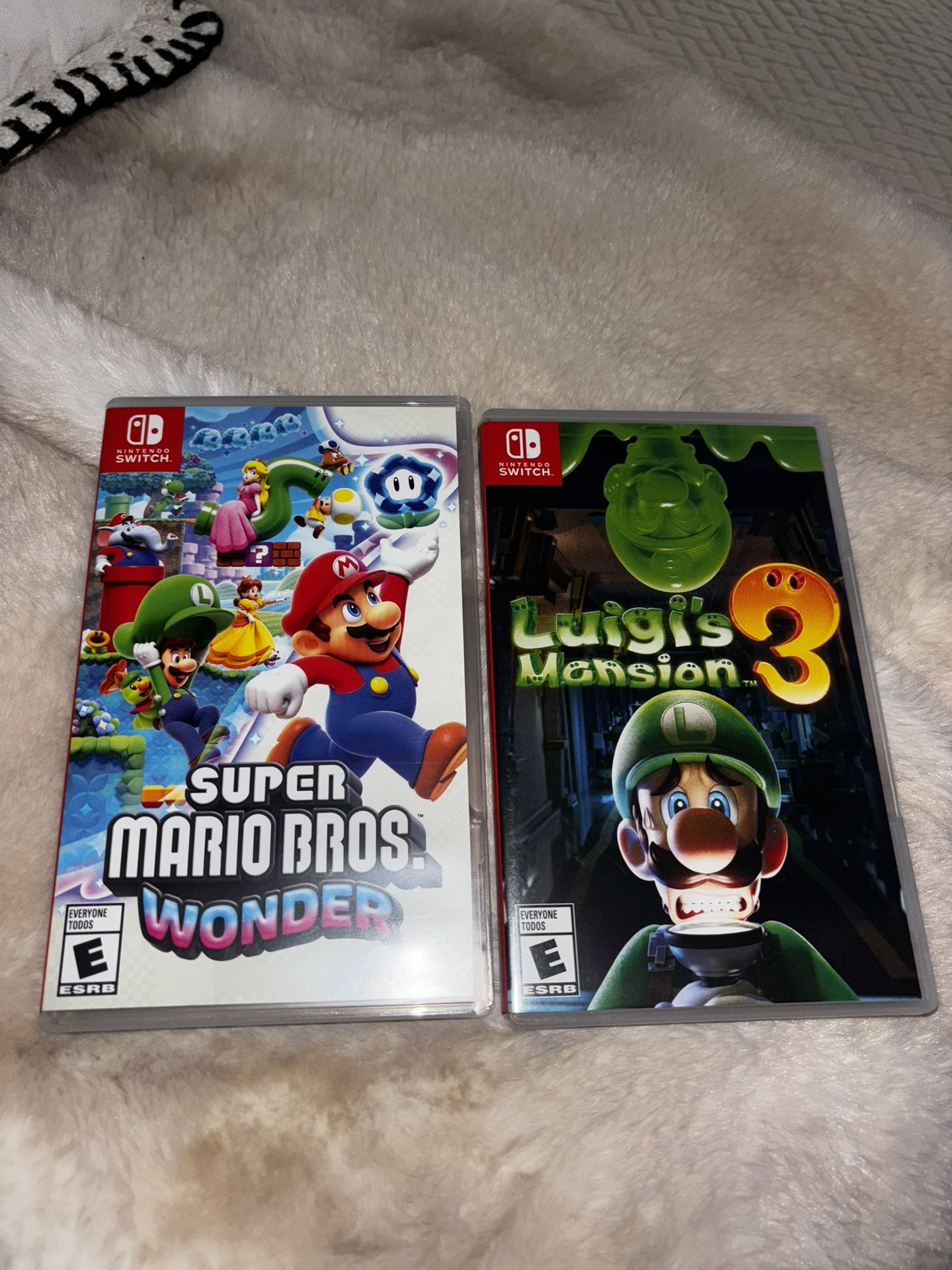 Mario Wonder And Lugi Mansion 3