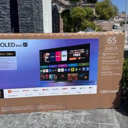 65C5 65” Lg smart 4k oled hdr tv