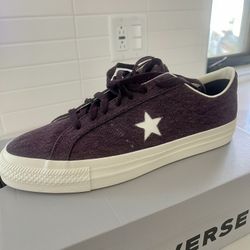 Converse One Star Pro OX (Size 10.5, Black Cherry)