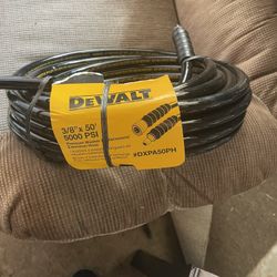 Dewalt Brand, New Water, Pressure Hose 