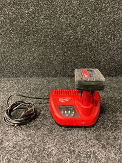 Milwaukee M12 RedLithium XC4.0 Battery & Charger