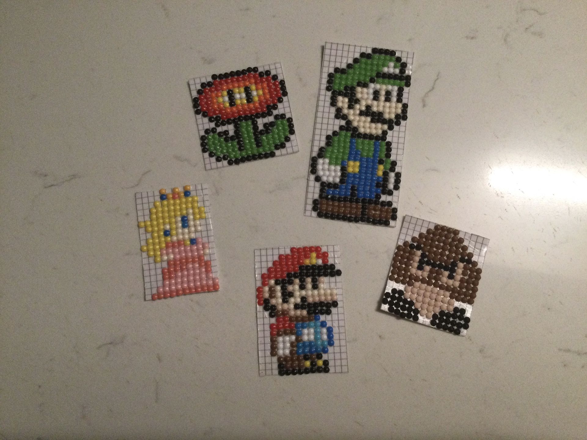 Handmade Mario Bejeweled Decals
