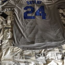 Kobe Bryant Dodgers Baseball Jersey Large 