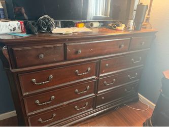9 drawer dresser with two night stand