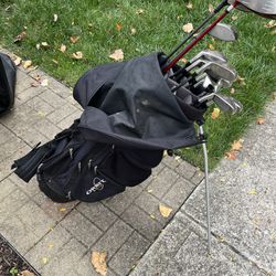 Set Golf Clubs And Bag 