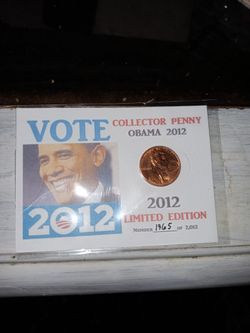 2012 Limited edition collector penny 