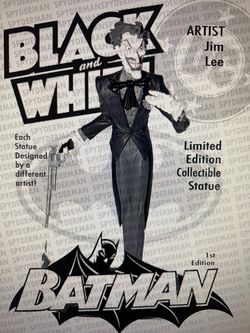 Joker statue. Batman black and white series