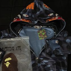 BAPE Camo Double Hood