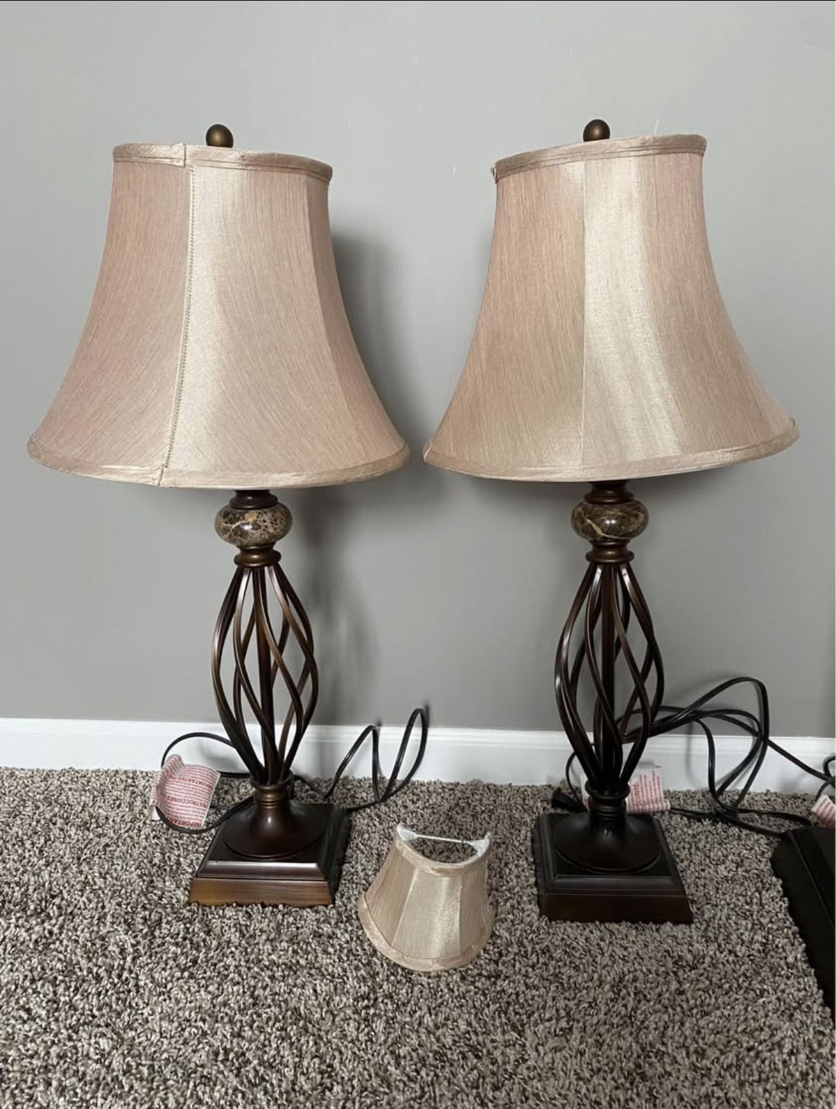 4 Piece Lamp Set