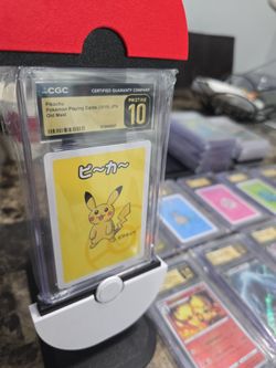 CGC 10 Pristine Pikachu Old Maid Japanese Playing Card 2019