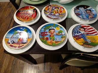 Betty boop plates