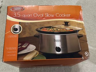 Signature Classics 3.5 quart Oval Slow Cooker