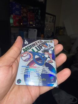 One Piece Monkey D Luffy Los Angeles Dodgers Promo Leader Card Sealed