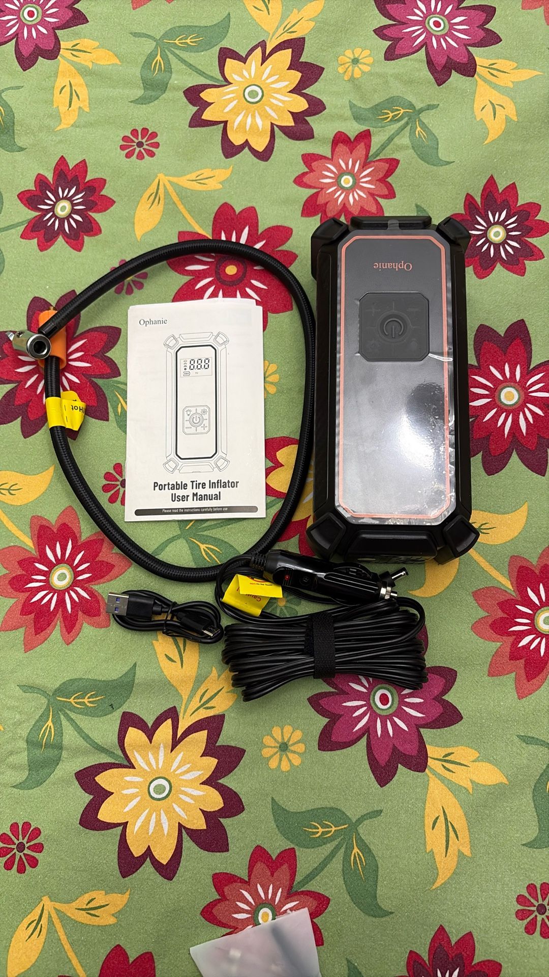 Ophanie Cordless Portable Tire Inflator