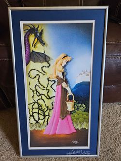 Sleeping Beauty lithograph