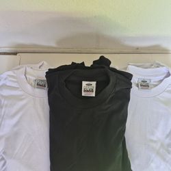 PRO CLUB WHITE 18 BLACK 12 GARY 6 ( TOTAL 36 PC BRAND NEW ) MEN'S HEHEARYWEIGHT COTTON SHORT SLEEVE T SHIRT SIZE L TALL