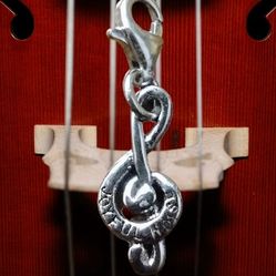 925 Sterling Silver Joyful Noise Charm Music Note