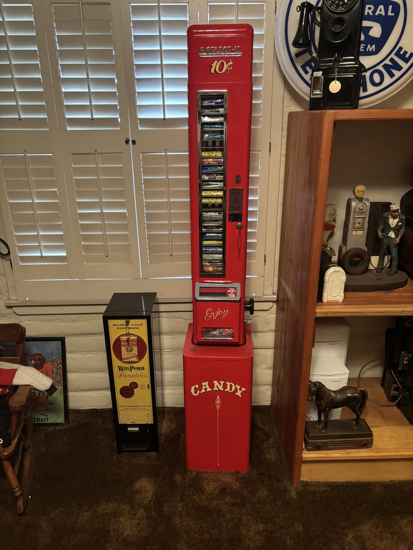 Restored U Select It Candy Machine 1950s