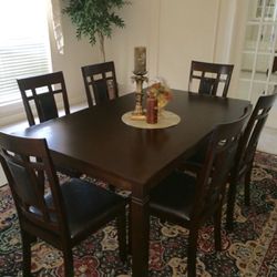Brand New! 7-PC Breakfast Kitchen Dining Table W/ 6 Chairs ✨FREE DELIVERY 🚚 DROP OFF✨