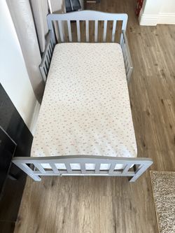gray bed for a boy or girl