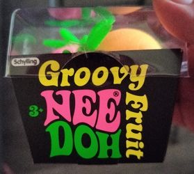 Nee Doh Groovy Fruit Squishy Toy