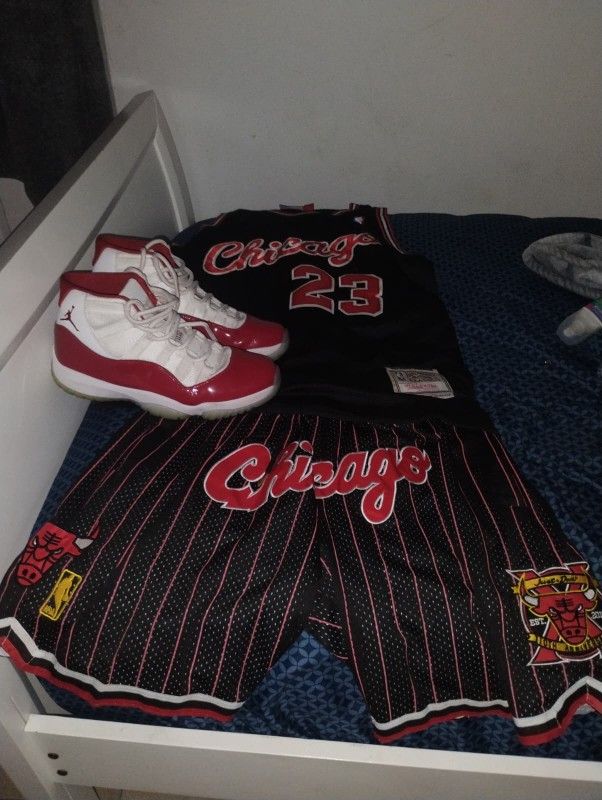 Chicago Bulls Shorts, And Jordan Jersey