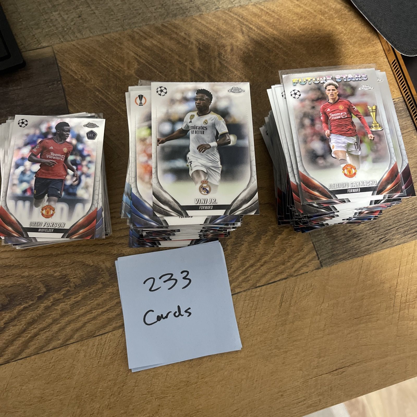 2024 Topps Chrome UCL Base Lot 233 Cards