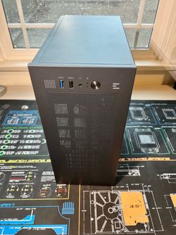 Zalman CUBIX compact micro-ATX/mini-ITX PC computer case in black with 80mm Fan