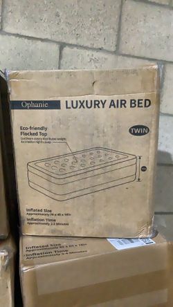 Ophanie luxury air bed twin 18 inch