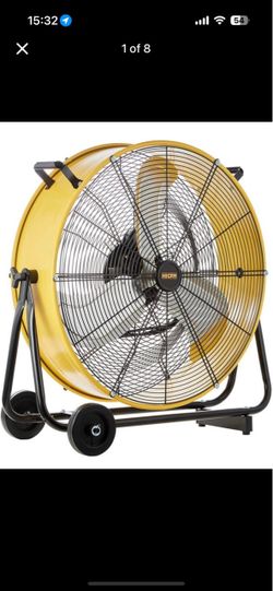 HICFM 24"/30" Industrial Drum Fan – High-Velocity Airflow
