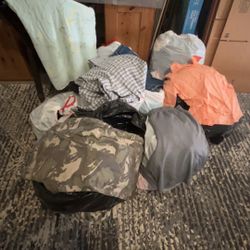 7 Bags Of Clothes From Ralp Hollister Levi 
