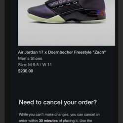 AIR JORDAN 17 RETRO DOERNBECHER