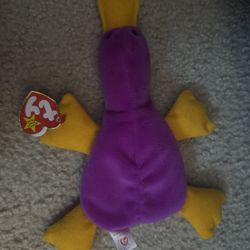 RARE HTF Ty Beanie Baby Patti Platypus 1993