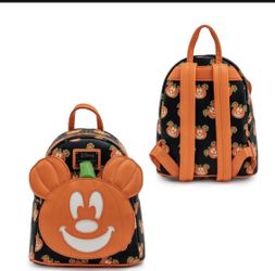 Mickey Pumpkin Loungefly Backpack