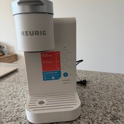 Keurig K-Express Essentials Plus, Iced and Hot Single-Serve K-Cup Pod Coffee Maker, White