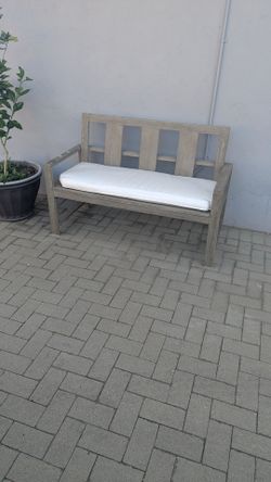 Used outdoor bench