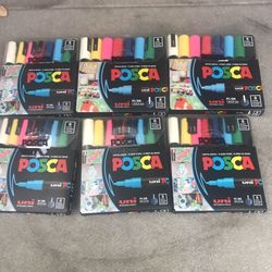 New posca Markers Pc 3M And 5M Acrylic Paint Markers 