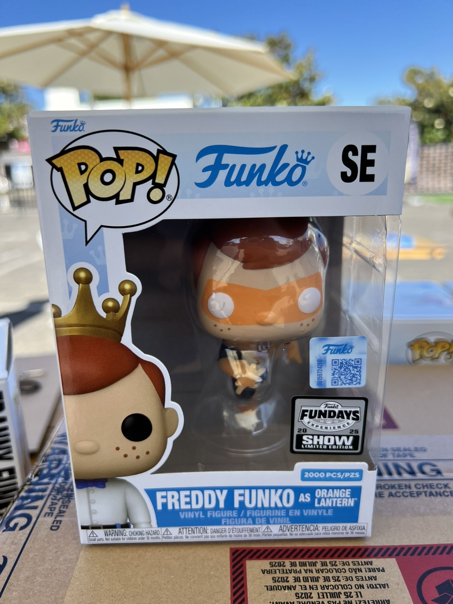 Freddy Funko as Orange Lantern LE 3100 Fundays 2025