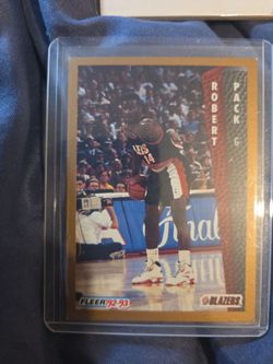 1992-93 fleer  robert pack blazers
