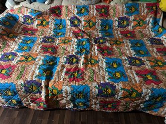 Teenage Mutant Ninja Turtles Blanket 1988