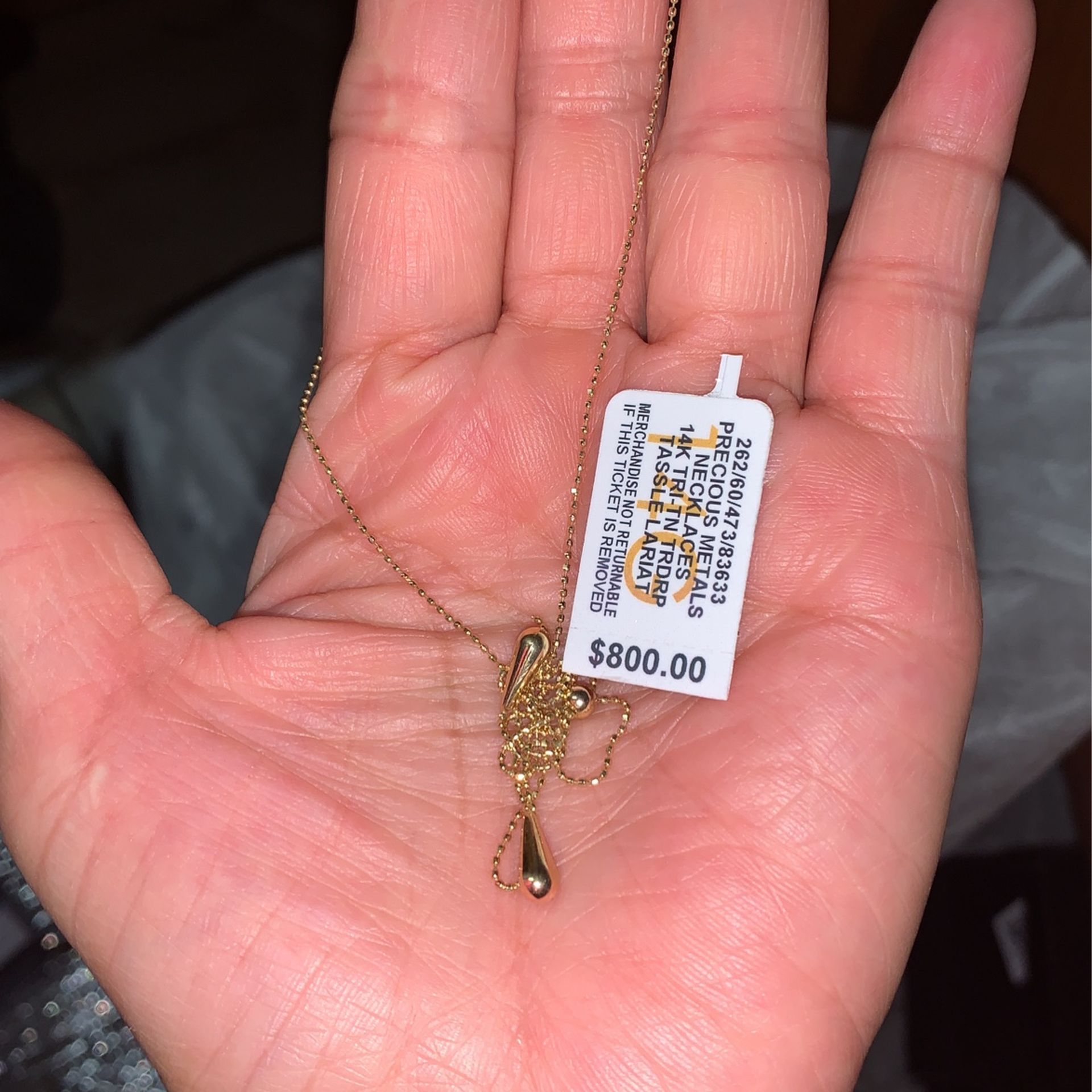 TN Drop gold 14 Carat